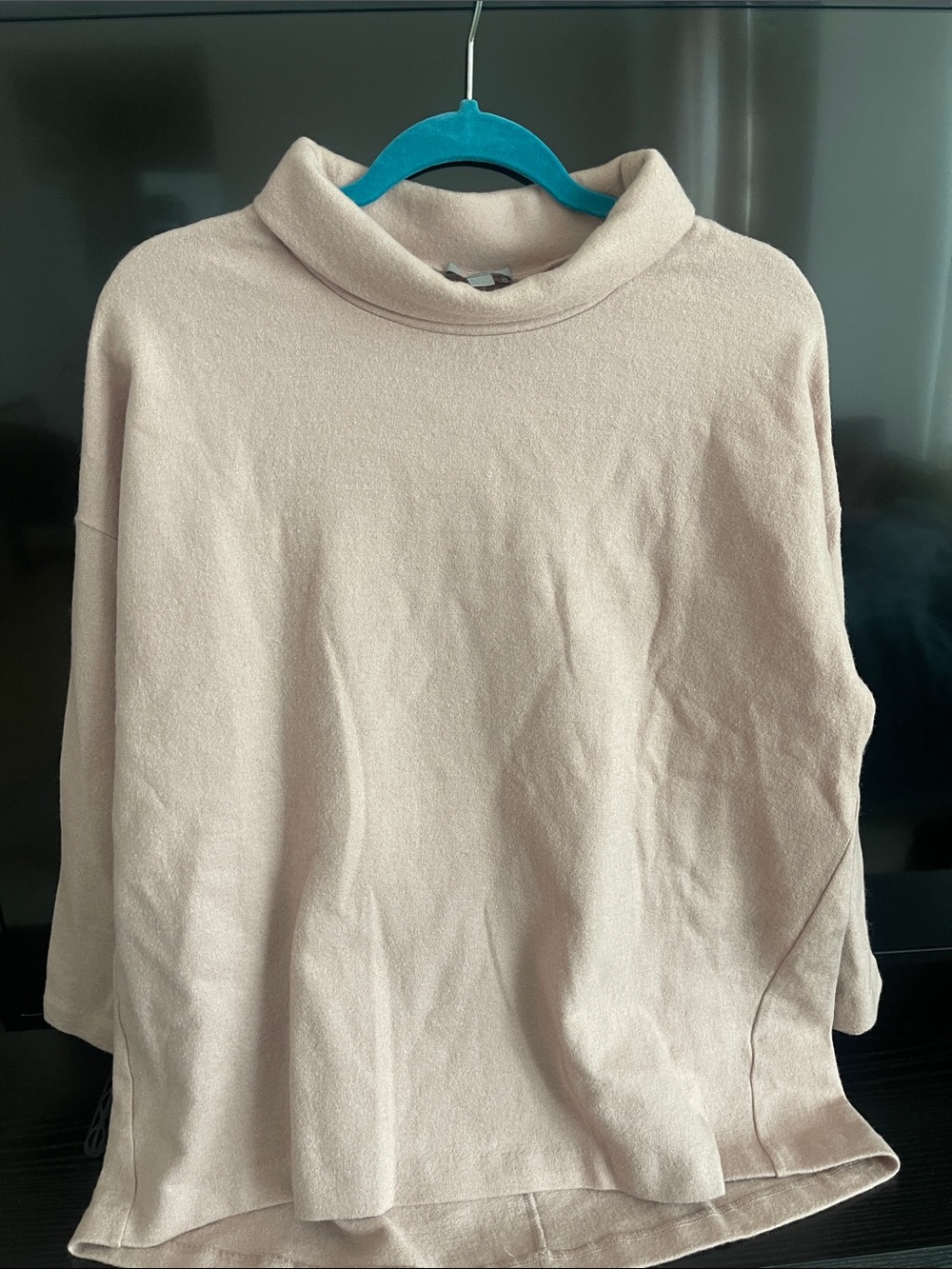 COS Cream Cowl-Neck Lightweight Sweater